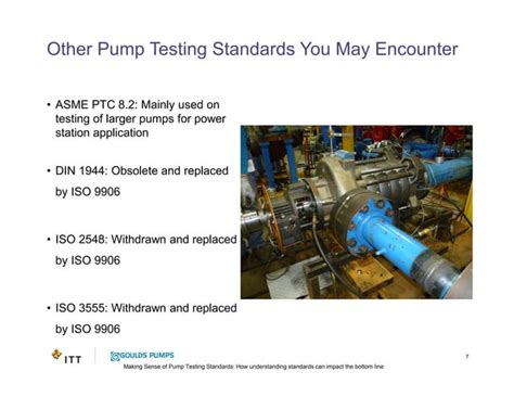 centrifugal pump testing standards|centrifugal pump speed test.